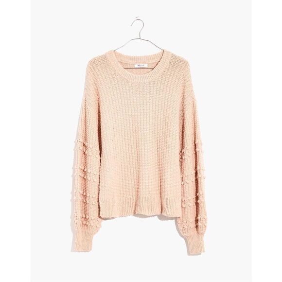 Madewell Bobble Pullover Sweater Avalon Pink Size Small - Picture 1 of 9